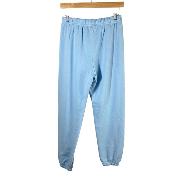 Z Supply Fleece Jogger Sweat Pants Size Small Light Blue - Picture 3 of 9